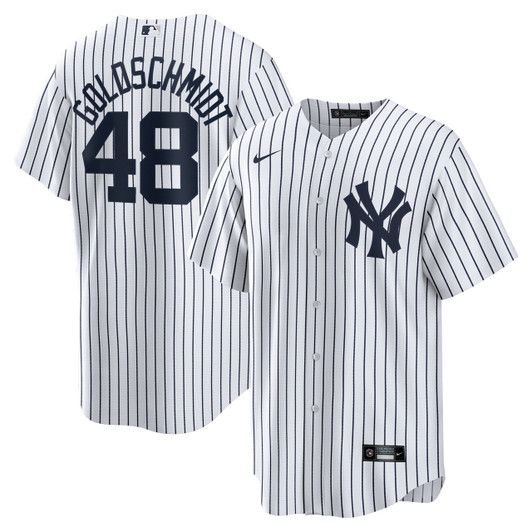 Paul Goldschmidt #48 New York Yankees Nike Men'S Home Limited Jersey - White