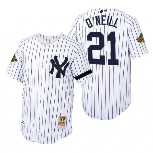 Paul O'Neill New York Yankees 1996 World Series Limited Throwback Jersey - White
