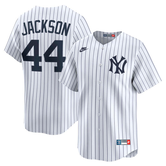 Reggie Jackson #44 New York Yankees Nike Men'S Throwback Cooperstown Limited Jersey - White