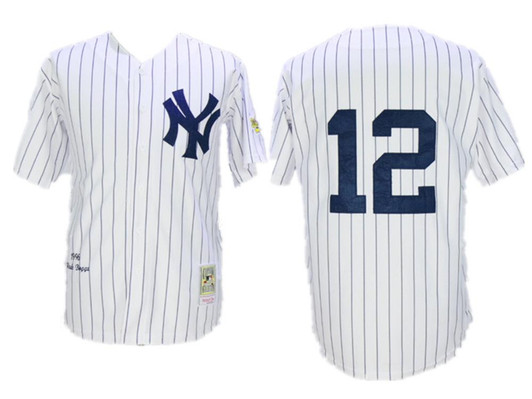 Wade Boggs #12 New York Yankees 1996 Limited Throwback Jersey - White
