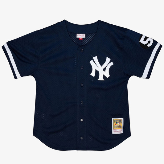 Yogi Berra #8 New York Yankees 1999 Authentic Batting Practice Jersey - Navy