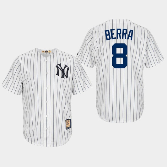 Yogi Berra #8 New York Yankees Limited Throwback Jersey - White