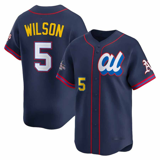 American League #5 Oakland Athletics Wilson 2025 Jacob All-Star Edition Limited Jersey