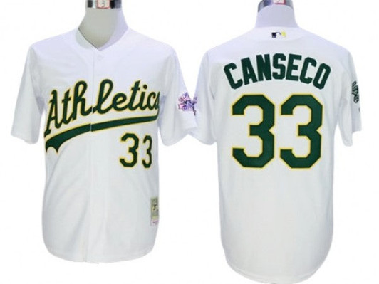 Jose Canseco #33 Oakland Athletics Limited Throwback Jersey - White