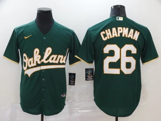 Matt Chapman #26 Oakland Athletics 2020 Limited Jersey - Green