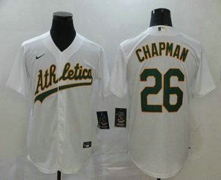 Matt Chapman #26 Oakland Athletics Nike Mens Limited Cool Base Jersey - White