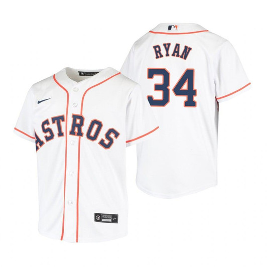 Houston Astros #34 Nolan Ryan 2020 White Jersey Gift For Astros Fans