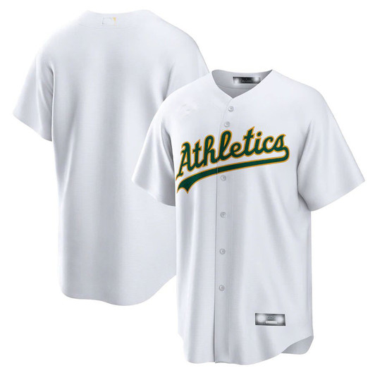 Oakland Athletics Home Limited Baseball Jerseys Team Jersey - White