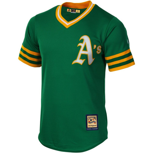 Oakland Athletics Majestic Cooperstown Limited Cool Base Team Jersey - Green