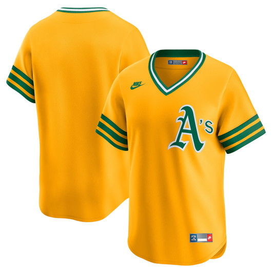 Oakland Athletics Nike Men'S Cooperstown Limited Jersey - Gold