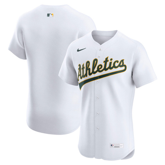 Oakland Athletics Nike Men'S Home Elite Jersey - White