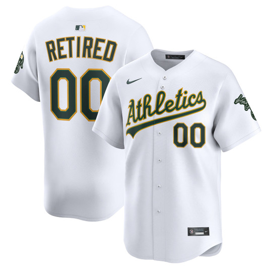 Oakland Athletics Nike Men'S Home Limited Pick-A-Player Retired Roster Jersey - White