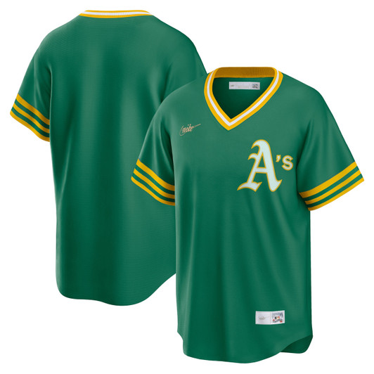 Oakland Athletics Nike Men'S Road Cooperstown Limited Team Jersey - Kelly Green
