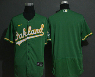 Oakland Athletics Nike Mens Limited Blank Flex Base Jersey - Green