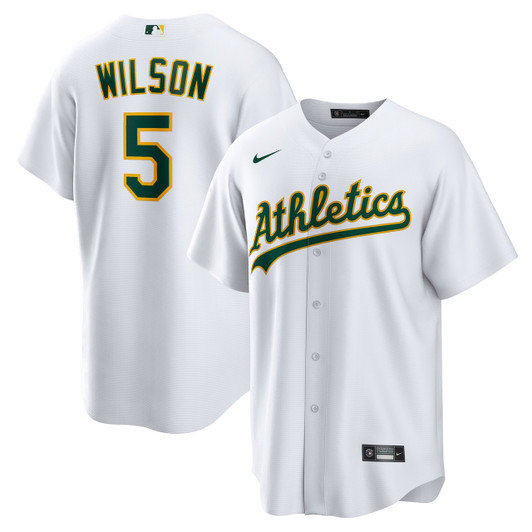 Oakland Athletics Wilson Men'S Jacob Nike Home Limited Jersey - White
