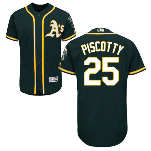 Stephen Piscotty #25 Oakland Athletics Flexbase Authentic Jersey - Green