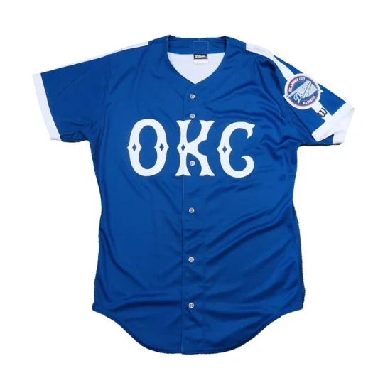 Oklahoma City Dodgers Okc Limited Custom Jersey - Blue