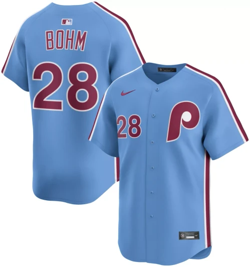 Alec Bohm #28 Philadelphia Phillies Nike Adult Limited Jersey - Light Blue