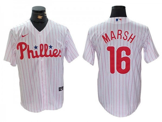 Brandon Marsh #16 Philadelphia Phillies Home Limited Jersey - White
