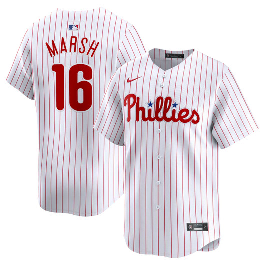 Brandon Marsh #16 Philadelphia Phillies Nike Home Limited Player Jersey - White