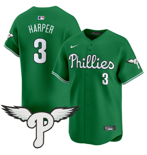 Bryce Harper #3 Philadelphia Phillies 2025 Vapor Premier Limited Jersey