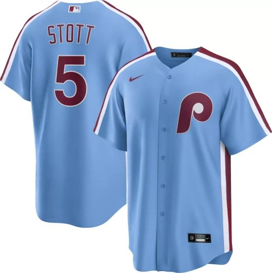 Bryson Stott #5 Philadelphia Phillies Nike Men'S Alternate Limited Jersey - Blue