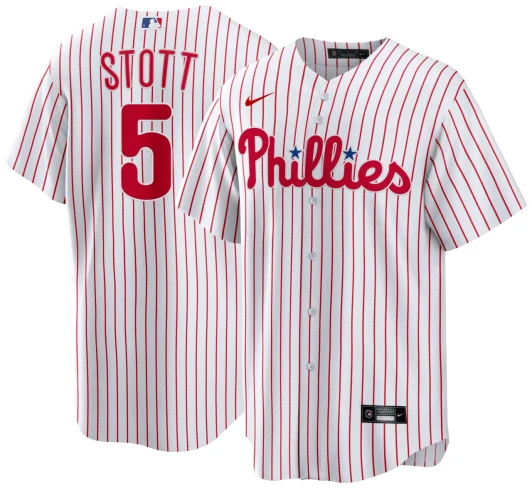 Bryson Stott #5 Philadelphia Phillies Nike Men'S Home Limited Jersey - White