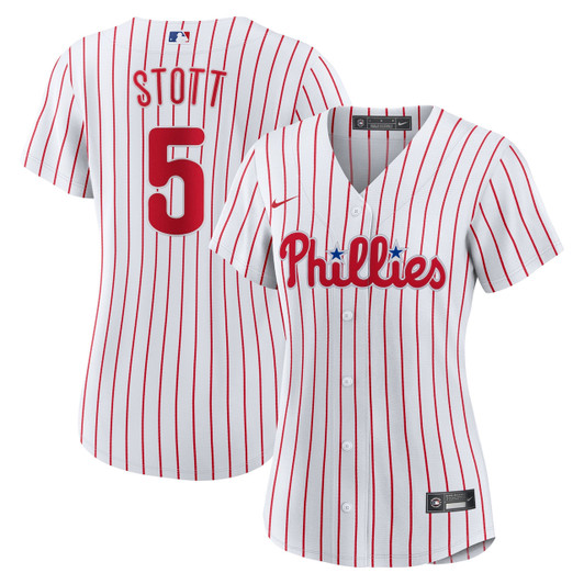 Bryson Stott #5 Philadelphia Phillies Nike Women'S Home Limited Jersey - White