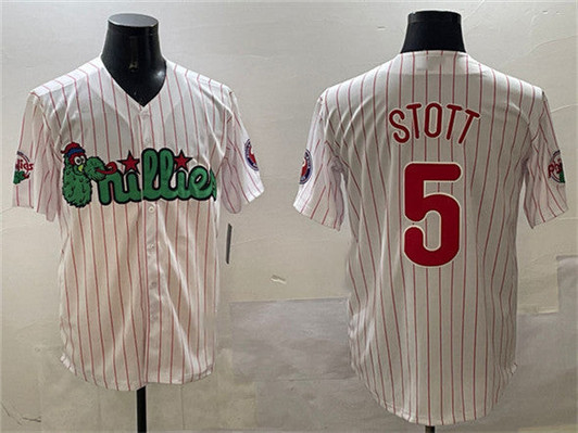 Bryson Stott #5 Philadelphia Phillies Phanatic Limited Cool Base Baseball Jersey - White