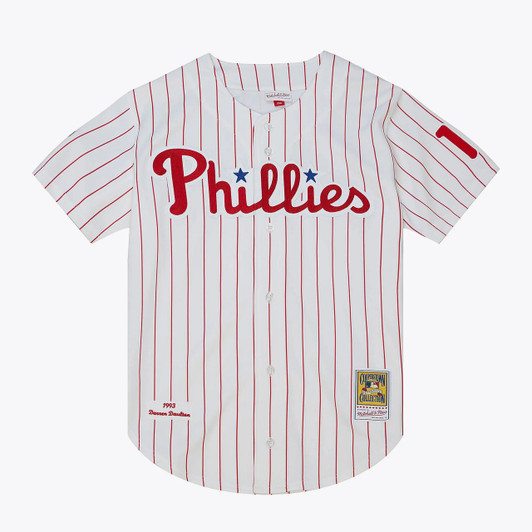 Darren Daulton #10 Philadelphia Phillies 1993 Authentic Jersey - White