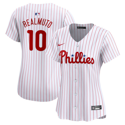 J.T. Realmuto #10 Philadelphia Phillies Nike Women'S Home Limited Player Jersey - White
