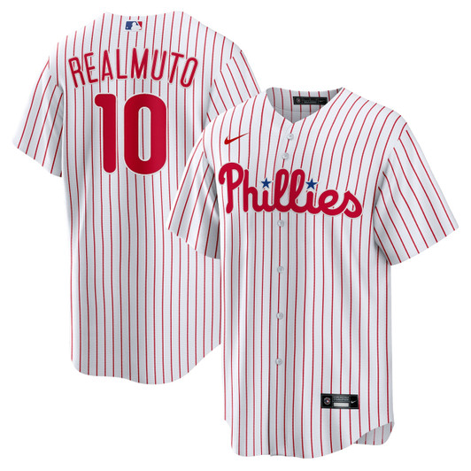 Jt Realmuto #10 Philadelphia Phillies Nike Home Limited Player Name Jersey - White