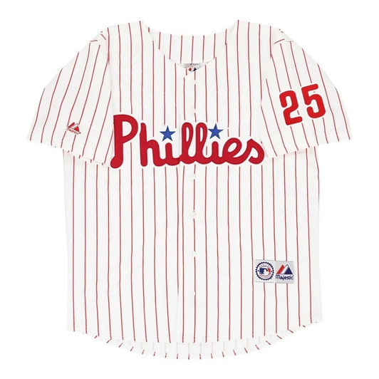 Jim Thome #25 Philadelphia Phillies Home Road Grey Limited Jersey - White