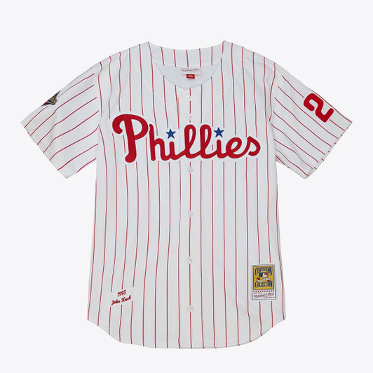 John Kruk #29 Philadelphia Phillies 1993 Authentic Jersey - White