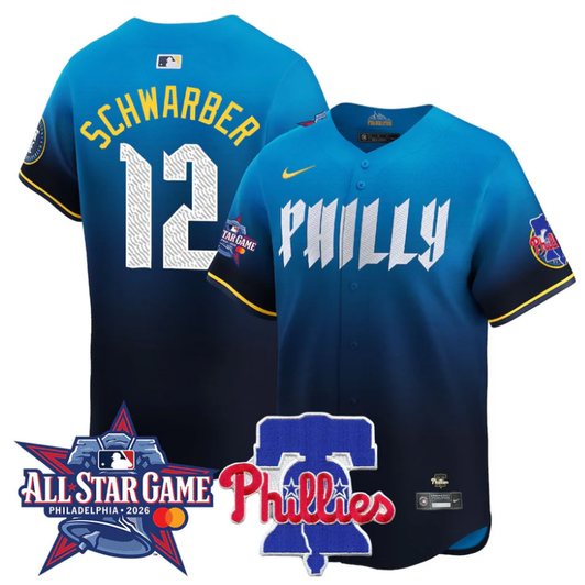 Kyle Schwarber #12 Philadelphia Phillies 2026 All-Star City Connect Limited Jersey
