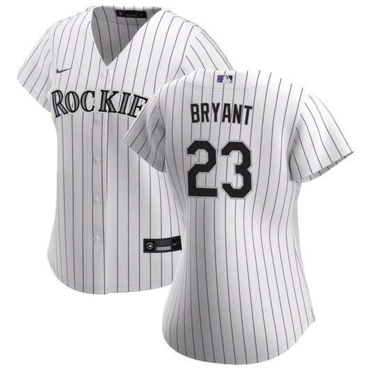 Colorado Rockies Kris Bryant 23 MLB White Player Jersey Gift For Rockies Fans