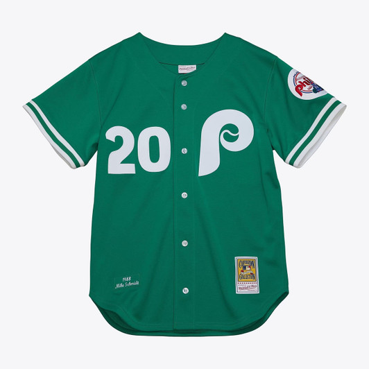 Mike Schmidt #20 Philadelphia Phillies 1988 Authentic Jersey - Kelly Green