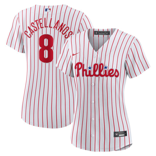 Nick Castellanos Philadelphia Phillies Nike Women'S Home Limited Player Jersey - White