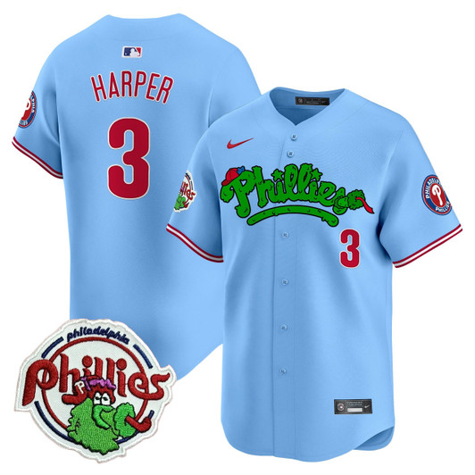 Phanatic Patch #10 Philadelphia Phillies Unisex Vapor Premier V2 Limited Jersey