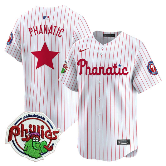 Phanatic Patch #10 Philadelphia Phillies Youth 'S Vapor Premier Limited Jersey