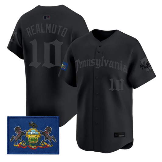 Philadelphia Phillies #10 J.T.Realmuto Pennsylvania Gothic Edition Limited Jersey
