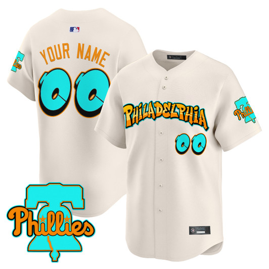 Philadelphia Phillies 'Graffiti Broad Street Edition' Vapor Premier Limited Custom Jersey