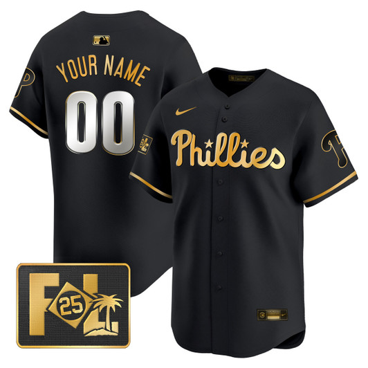 Philadelphia Phillies 2025 Spring Training Patch Vapor Premier Limited Custom Jersey