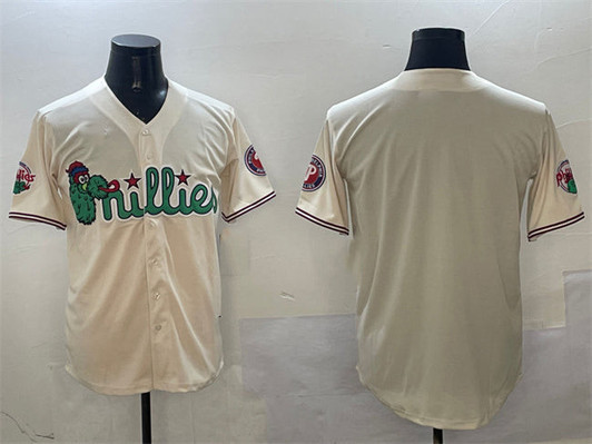 Philadelphia Phillies Blank Phanatic Limited Baseball Jersey - Cream
