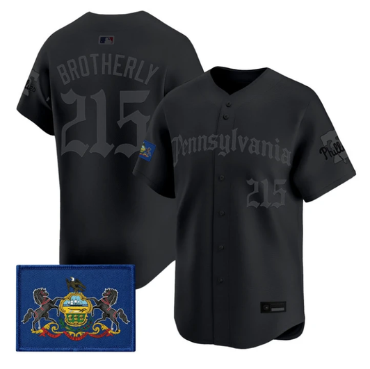 Philadelphia Phillies Brotherly #215 Pennsylvania Gothic Edition Limited Jersey