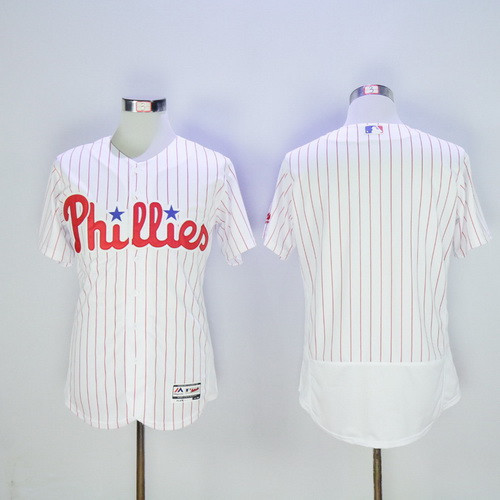Philadelphia Phillies Majestic Mens 2016 Blank Home Flexbase Limited Baseball Jersey - White