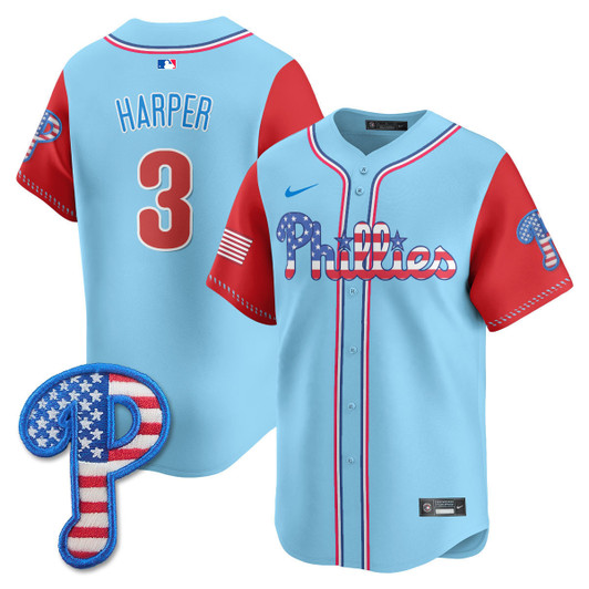 Philadelphia Phillies Men 2025 Fourth Of July Vapor Premier Limited Jersey