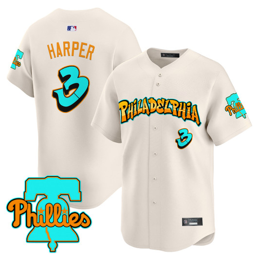 Philadelphia Phillies Men'S 'Graffiti Broad Street Edition' Vapor Premier Limited Jersey