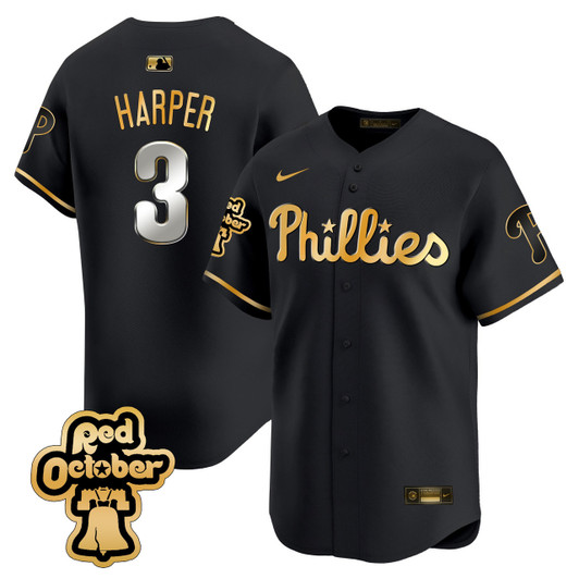 Philadelphia Phillies Men'S Octorber Patch Vapor Premier Limited Jersey - Red