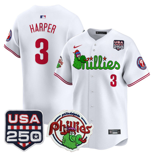 Philadelphia Phillies Men'S Phanatic 250America Patch Vapor Premier Limited Jersey